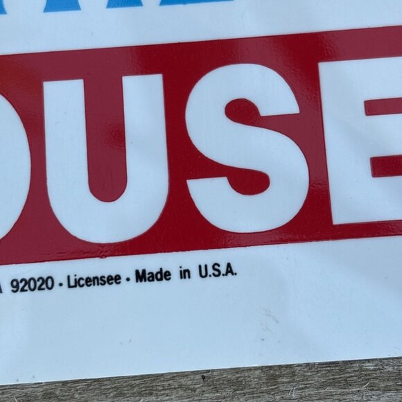 Vtg Bozo the Clown Sign Put Bozo in the White House Parody Original Promo Ad USA - Picture 3 of 5